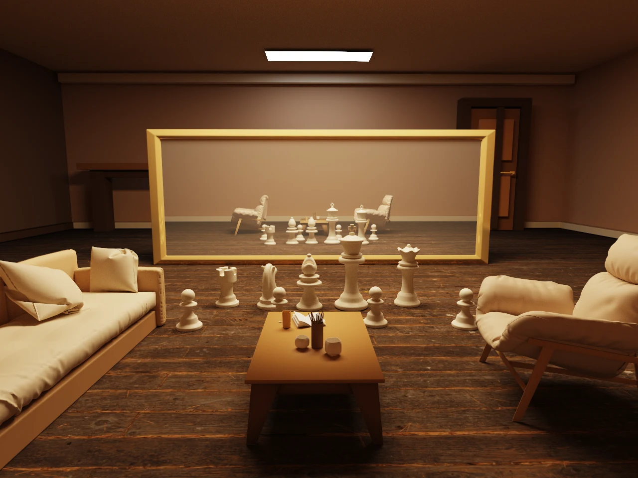 Computer graphics rendering image 1