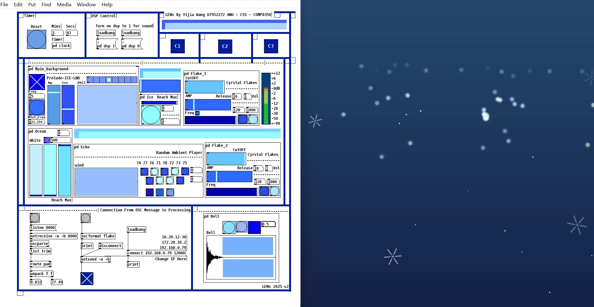 LENS Performance interface 1