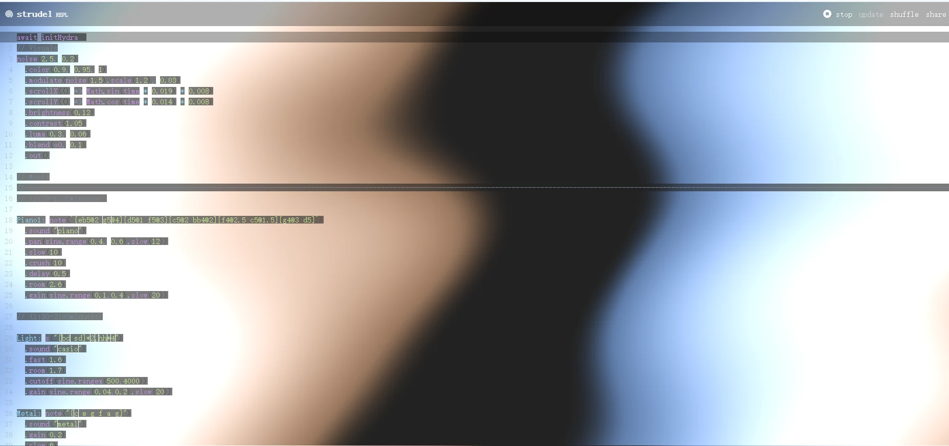 LENS Performance interface 2